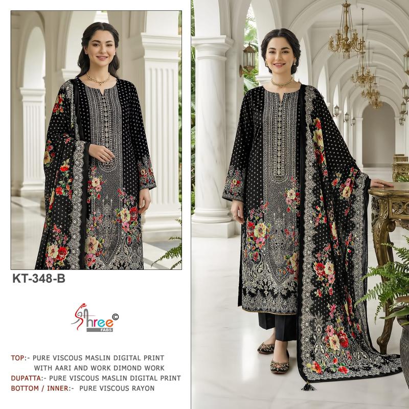 Shree fabs KT - 348 design dress material wholesale